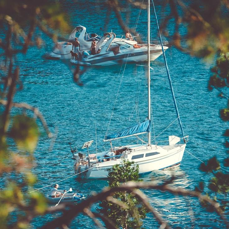 Corporate retreat on yacht